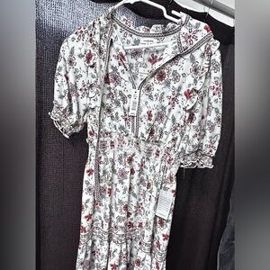 Floral Print Boho Dress